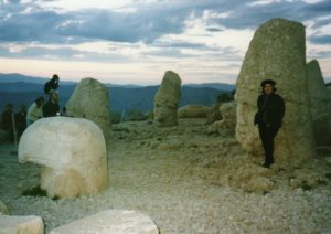 Standing next to the king at Mount Nemrut